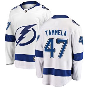 Herren Tampa Bay Lightning Eishockey Trikot Jonne Tammela #47 Breakaway Weiß Fanatics Branded Auswärts